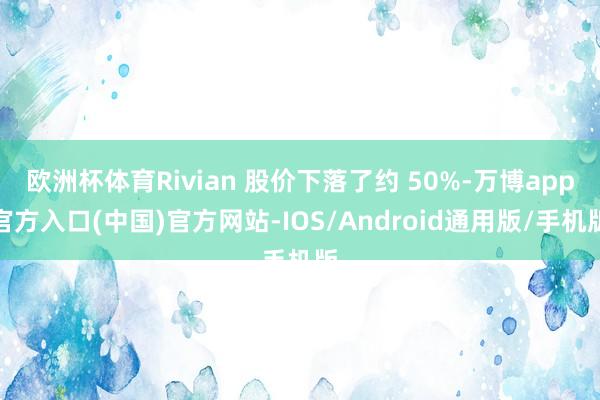 欧洲杯体育Rivian 股价下落了约 50%-万博app官方入口(中国)官方网站-IOS/Android通用版/手机版