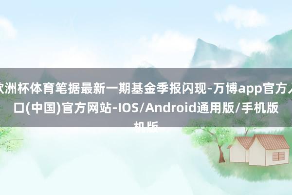 欧洲杯体育笔据最新一期基金季报闪现-万博app官方入口(中国)官方网站-IOS/Android通用版/手机版