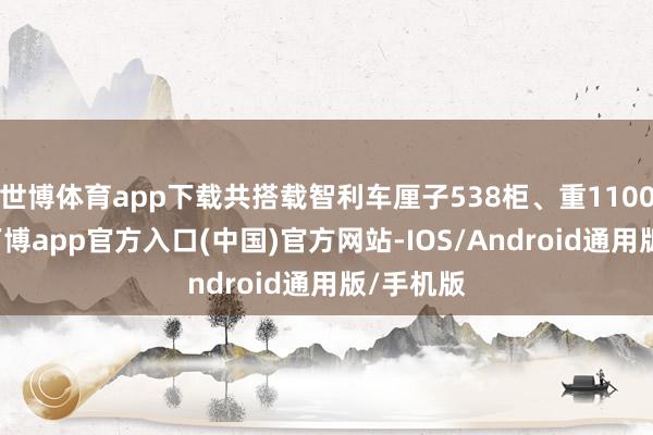 世博体育app下载共搭载智利车厘子538柜、重11000多吨-万博app官方入口(中国)官方网站-IOS/Android通用版/手机版
