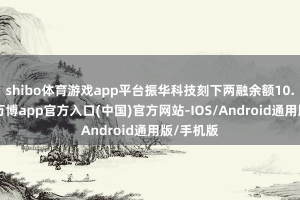 shibo体育游戏app平台振华科技刻下两融余额10.71亿元-万博app官方入口(中国)官方网站-IOS/Android通用版/手机版